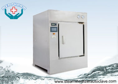 Interlocks Protect  Horizontal Autoclave For Sterilizing Rubber Plugs Aluminum Caps
